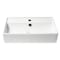 Alfi Brand ALFI brand ABC122 White 22" Rectangular Wall Mounted Ceramic Sink with Faucet Hole ABC122 - alternate 7